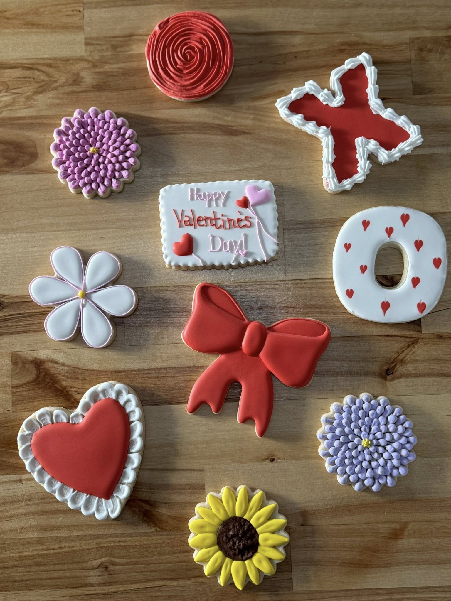 Beautiful custom decorated cookies