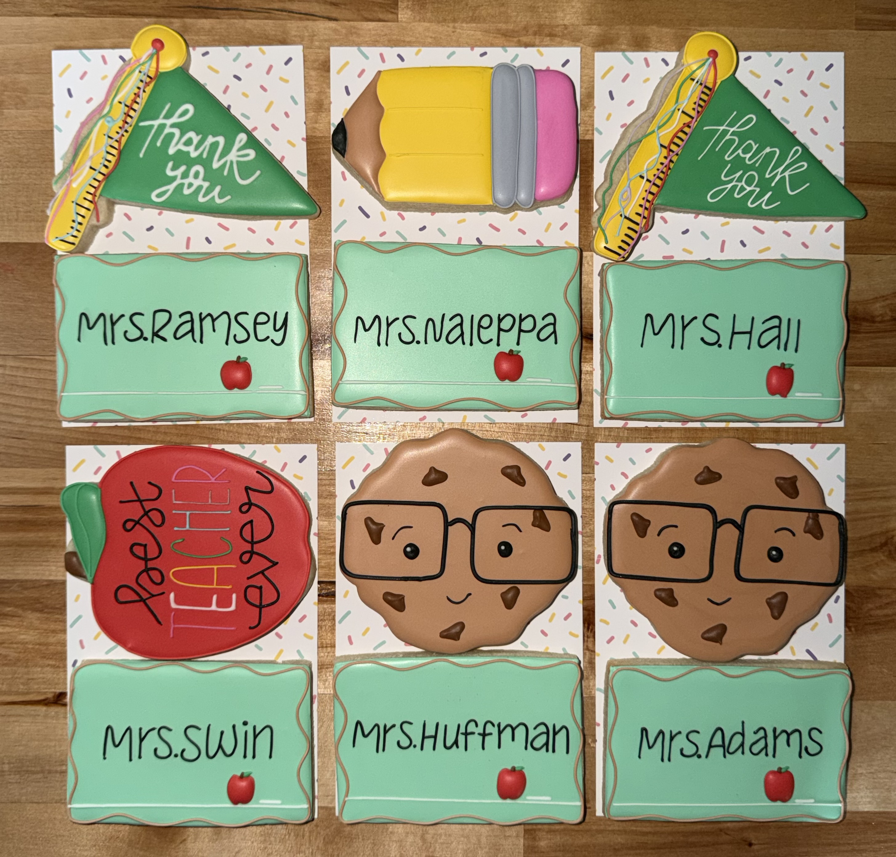 Holiday themed cookies